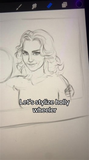 Stylized Holly Wheeler Fan Art Creation