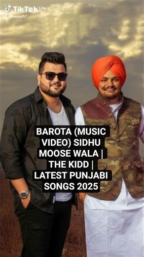 BAROTA (MUSIC VIDEO) SIDHU MOOSE WALA | THE KIDD | LATEST PUNJABI SONGS 2025