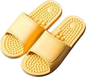 Acupressure Massage Slippers Reflexology Sandals for Foot Pain Relief Plantar Fasciitis for Women Acupuncture Slippers Arthritis Neuropathy Pain Non-Slip Massage Sandals