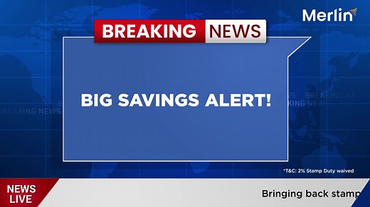 16 reactions | Breaking News for Home Buyers! Merlin brings back the much-awaited Stamp Duty Waiver. Your dream home now comes with big savings. Don’t miss out on this opportunity! #stampduty #stampdutyoffer #stampdutysavings #merlingroup #merlinprojects #merlinprojectskolkata #merlinhomes | Merlin Group | Facebook