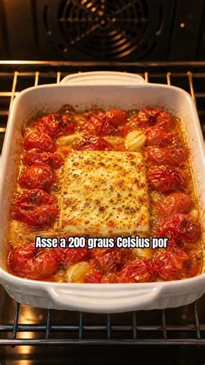 Macarrão viral de tomate com queijo feta