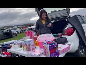 What a fantastic car boot sale day in Wimborne Uk today .