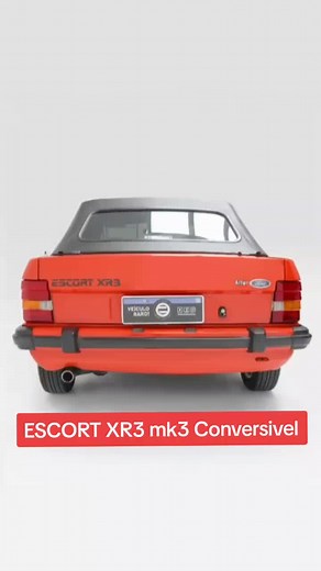 Aprecie com moderação esse Escort XR3 CONVERSÍVEL! #car #cars