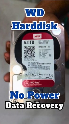 How to Recover Data from WD Hard Disk with No power