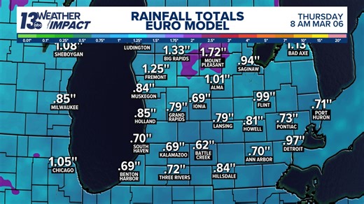 Dynamic storm system to bring rain, wind and snow Monday night through Thursday morning