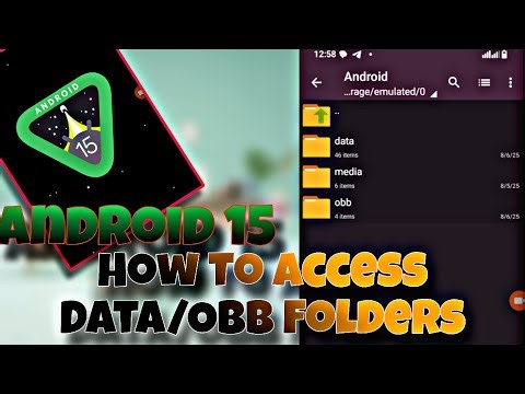 Android 15 How To Access Data/Obb Folders
