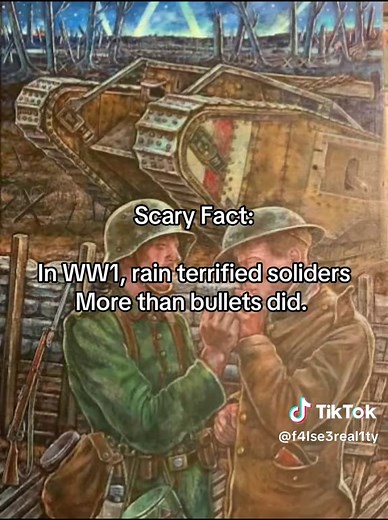 WW1 trenches we're so horrifying that some, soliders feared the rain more than bullets. 🛡 🇺🇸🇩🇪🕊️🪖 || #thewarediter #fyp #history #ww1 #viral