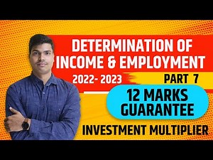 Investment Multiplier & its working. AD- AS Part 7 | Class 12 Macro economics | Easiest Explanation