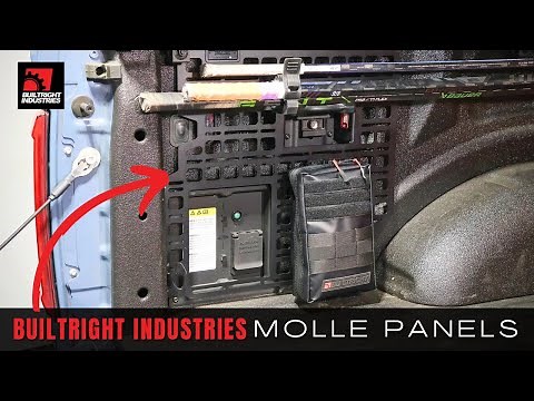 BuiltRight Industries - MOLLE Bed Panel System Installation (hockey and LAX stick organization!!!!)