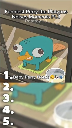 Funniest Perry the Platypus Noises Moments Pt.3 🦆🗣🕵‍♂️🤣(no.3 Perry's Too French!! 🇫🇷🥖)