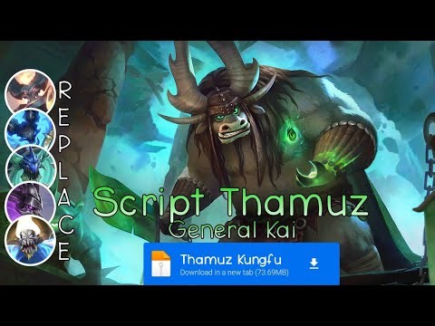 Script Skin Thamuz Kungfu Panda - General Kai No Password | Full Effect Voice | Patch Terbaru