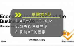 macro1_2 总需求 Aggregate Demand