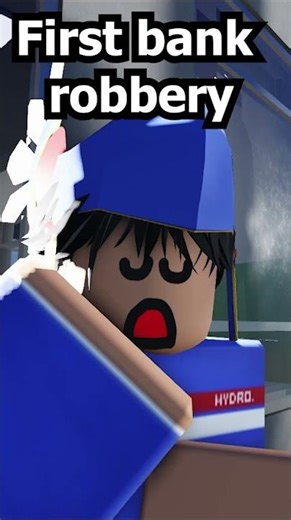 First bank robbery #roblox #rblx #funnygames #robloxedit