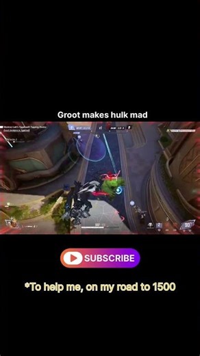 Groot makes hulk angry in marvel rivals season 4.5