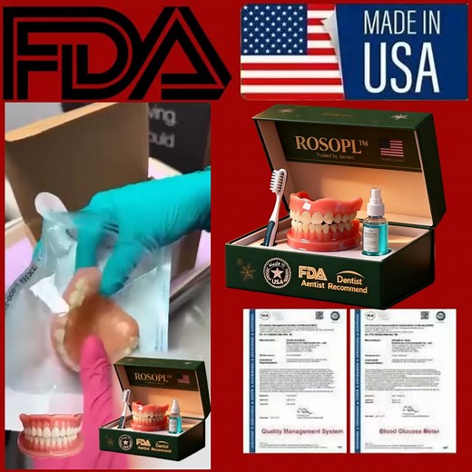 😁 Say Goodbye to Slipping, Painful Dentures—For Good. The Advanced Customized Full Denture Set gives you a secure, natural fit—without adhesives or endless dentist visits. ✨ Supports facial structure ✨ Feels stable and comfortable ✨ Looks naturally real “I spent $5,200 on dentures that never fit. These 3-minute custom dentures changed everything. I can smile—and eat steak—again!” — Elaine M., 61 🦷 A confident smile in minutes, right at home. 💯 90-Day Smile Guarantee — Love your fit or get a f