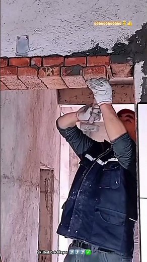 CONSTRUCTION SKILL : Laying brick ceiling