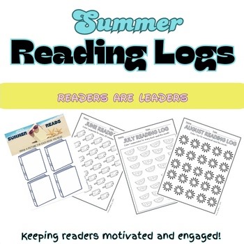 Summer Reading Logs for Kids | Printable Coloring & Drawing Tracker