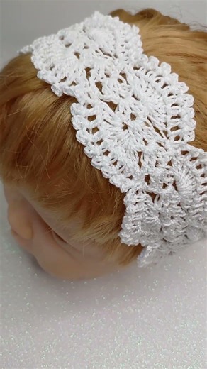 Te Encantara😍Teje Bella diadema Fácil y Rápido! Nuevo Patrón de Ganchillo👌#crochet #ganchillofacil