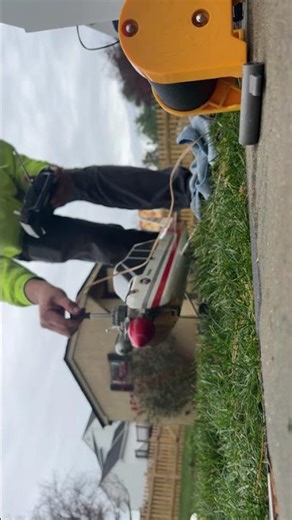 Nitro Plane start up and rev out. #rc #rcaviation #aviation #rcplane #plane #airplane #nitrorc