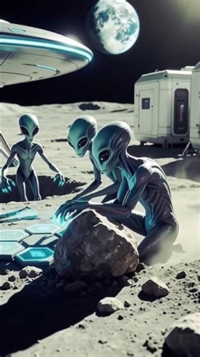 NASA Astronauts Meet an Alien on the Moon 👽🌕