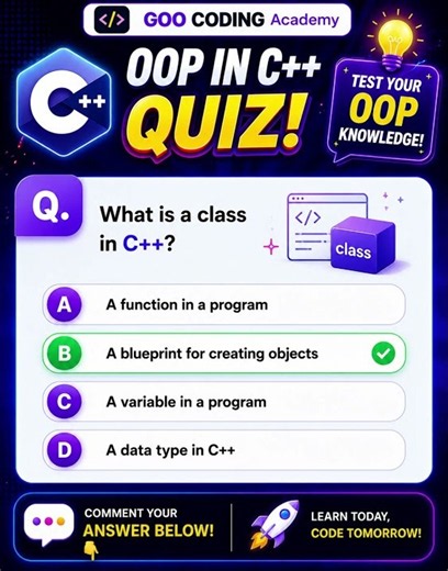 C++ MCQ: What is C++? 🎯 | Programming Quiz