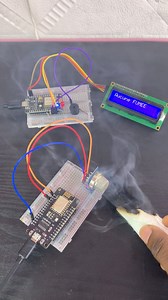 Circuit Détecteur de la fumée sans fil avec le capteur MQ-2 et deux cartes ESP8266 #arduino #rfid #dfplayermini #electronique #ingenierie #tech #technologie #programmationarduino #uploadideaswithitamar | Méchant Circuit