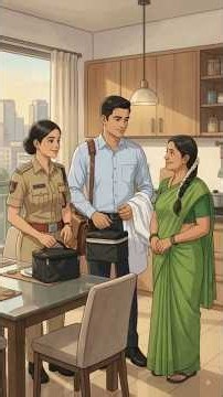 It’s not easy to do such a responsible job. A Day in the Life of a Police Officer🚨 & Doctor🩺 #shorts
