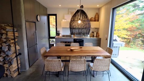 Modern Boho-Style Design Home Across From Lake in Canada! (Inside Tour)