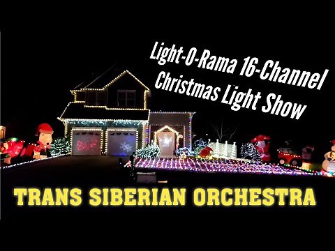 Light O Rama 16 Channel Controller Trans Siberian Orchestra Mad Russian's Christmas Light Show 2021
