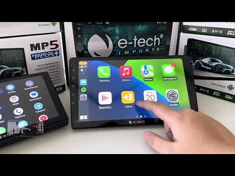 Testamos a nova multimídia Mp5 Premium Plus + da Etech, CarPlay e Android auto sem fio