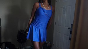 Watch Shekini Blue Bathing Suit Dress on Amazon Live