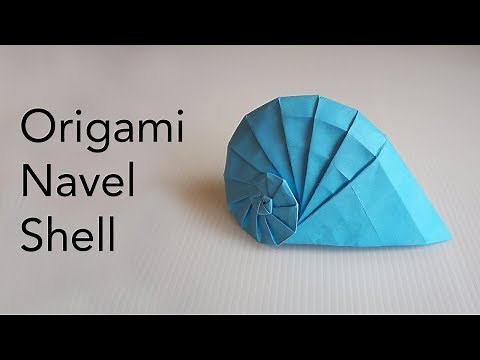 Tutorial for Origami Navel Shell designed by Tomoko Fuse