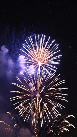 Perfect Loop Fireworks in the Night Sky 🎆 | Relaxing Ambient Light Show