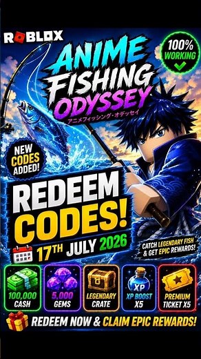 NEW Anime Fishing Odyssey Codes | Anime Fishing Odyssey Redeem Codes