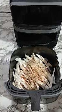 Crispy Radish French Fries in Air Fryer | Low Carb & Guilt Free Snack #food #airfryer #recipe