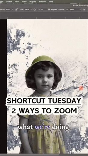 Zoom In & Out Fast— Photoshop Shortcuts