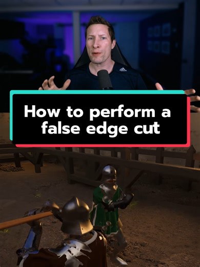 How to perform a false edge cut in half sword, this half sword guide will teach you to use historical combat techniques with the pole axe in the game #halfsword #halfswordgameplay #gaming #fyp