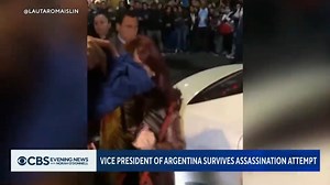 2.6K views · 22 reactions | ASSASSINATION ATTEMPT: Argentina is on edge following a shocking failed assassination attempt on its vice president. Investigators are trying to determine if the gunman was acting alone or was part of a group. | CBS Evening News | Facebook