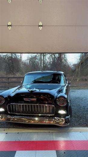 FOR SALE: www.noreserveclassics.com This ’55 Bel Air is a wolf in sheep's clothing Stock Number NRC126052 Call/Text/DM for more info! 732-327-8151 Under the hood of a plain but gorgeous black exterior, lies the 430ci LS7 with a Dry Sump system for constant ready to go power. Classic lines, modern muscle, and pro-touring engineering—shut down for the day, ready to do it all again tomorrow.
