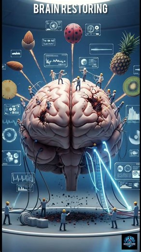 Brain Repair by Food | Food vs Brain | Medical Visualization🧠#shorts #ytshorts#usa#reels#medical