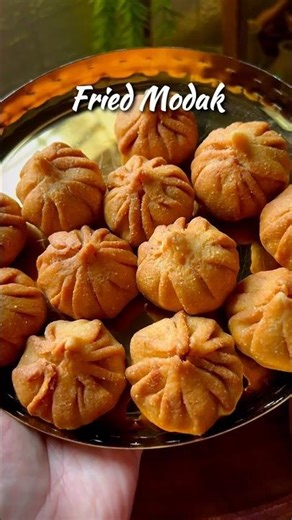 Fried modak . #trending #viral #modak #ganesh