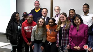 Yesterday, #UHart President Gregory Woodward interrupted Assistant Professor of Biology Yingcui Li’s developmental biology class, to tell her she’s the recipient of the University's 2018 Belle K. Ribicoff Junior Faculty Prize. The award recognizes excellence in teaching, scholarly or creative activity, and service. Congratulations! #UHartProud | University of Hartford