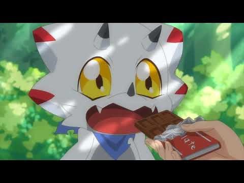 Digimon Ghost Game Gammamon being baby