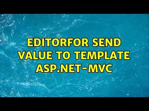 editorfor send value to template asp.net-mvc
