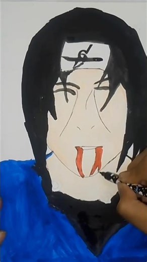 Itachi Uchiha death scene#drawing #anime