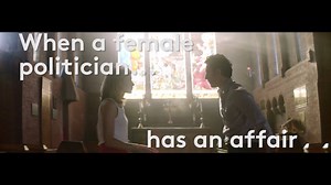 Ever think about how a woman in the public eye would be treated for the scandals Trump is facing? This film does #ShatterTheBox See more here: http://r29.co/2dOZf9X | Refinery29