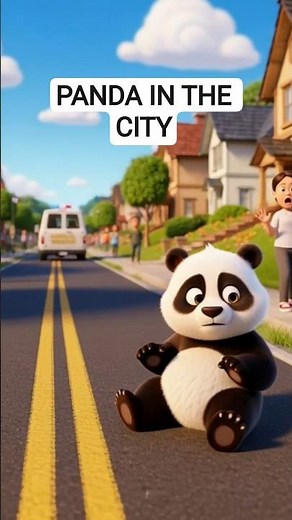 Panda in the City| #shorts #animation