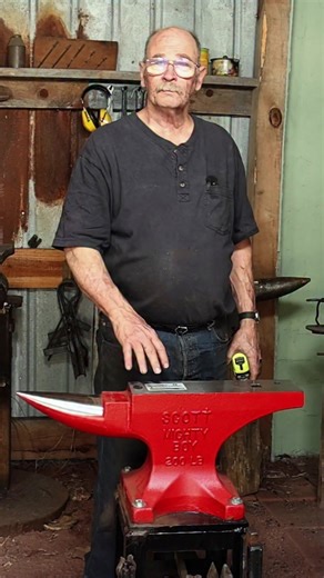 Dressing the edge of a new anvil