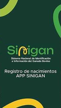 ¿Cómo reportar nacimientos en la app SINIGAN? 📱🐄