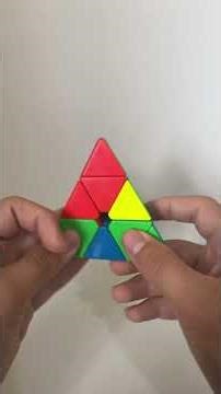 All flipped edge in bottom cases on pyraminx (L4E) #rubikscube #rubikcube #rubik #slidepuzzle #pyra